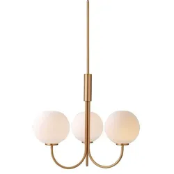 Herstal - Ballon Kronleuchter Brass