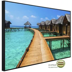 papermoon Infrarotheizung »EcoHeat - Wasserbungalows«, Matt-Effekt - bunt