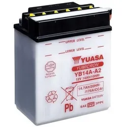 YUASA YB14A-A2 Batterie ohne Säurepack