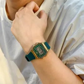 ICE-Watch Ice Digit Retro Verdigris - Blaue Damenuhr mit Plastikarmband - 022069 - Grün