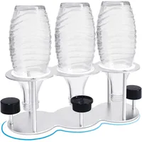 TOPOWN Flaschenhalter Kompatibel Mit Sodastream Flaschen Abtropfhalter 3 Er - Ab