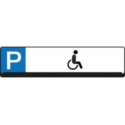 Eichner Parkplatz-Reservierungsschild Behindertenparkplatz