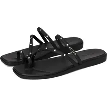 Crocs Miami Studded Toe Loop Sandalen, Black, 37/38 EU