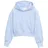 Tom Tailor Mädchen Cropped Hoodie Sweatshirt, blau, Uni, Gr. 128
