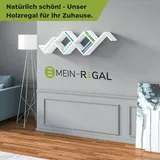 mein-regal Wandregal CAROTI Weiß