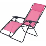 O'Sun Relaxsessel für den Garten, mehrere Positionen, Rosa