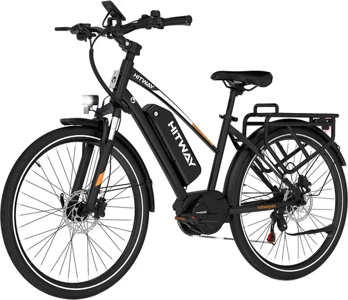 HITWAY BK-U1 E-Bike 27,5 Zoll, 250 W Mittelmotor, 36 V 13 Ah Lithium-Akku, 120–150 km