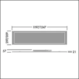 zumtobel Einbauleuchte 3 OP2 4400