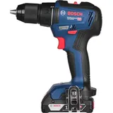 Bosch Professional, Bohrmaschine + Akkuschrauber, Cordless drill / driver GSR 18 V-50 3x2.0Ah 50/28 Nm, brushless (Akkubetrieb)