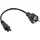 InLine Netzkabel für Notebook, 3pol Kupplung, schwarz, 3m
