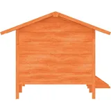 vidaXL Hundehütte Braun 159x120x88,5 cm Massivholz Kiefer