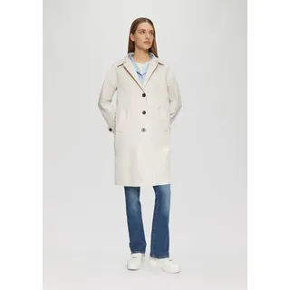 S.Oliver Funktionsmantel Carcoat mit Rückenschlitz und Riegeldetail am Ärmel Logo XXXL (46)