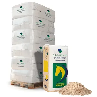 Allspan German Horse Holzspäne Bioaktiv 24kg x 15 Ballen 360kg Palette