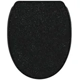 Sanilo WC-Sitz Glitzer Schwarz