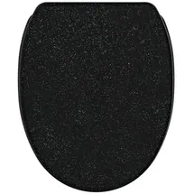 Sanilo WC-Sitz Glitzer Schwarz