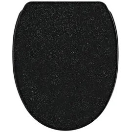 Sanilo WC-Sitz Glitzer Schwarz