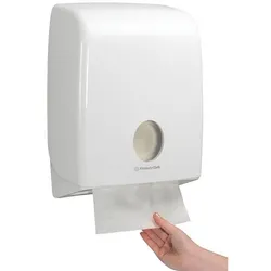 Handtuchspender Aquarius, Standard, weiß, Kunststoff