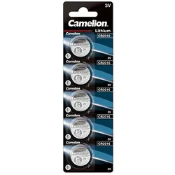 Camelion CR2016 Lithium Knopfzelle 3V - 5 Batterien - 1 x 5er Streifen