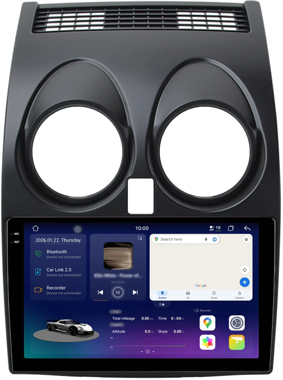 Junsun 2K-Display Radio für Nissan Qashqai J10 CarPlay Android Auto Bluetooth Navi - 6+128GB