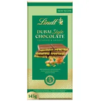 Lindt Dubaï Style tablette de chocolat Lait 150 g | Pistache & Kadayif | Dubai