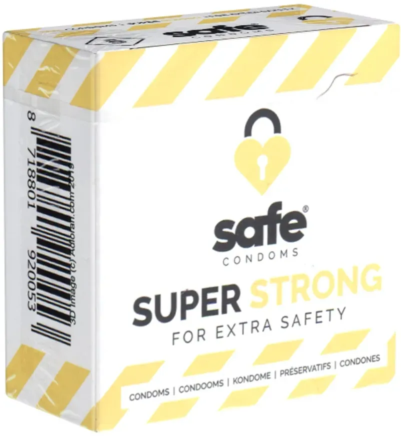 «Super Strong» stärkere Kondome für mehr Reißfestigkeit (5 Kondome)