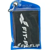 Fit-Flip Handtuch Airflip Kühlhandtuch, 30 x 100cm, Fitnesshandtuch, Microfaser, schwarz