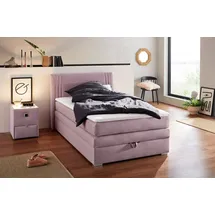 Jockenhöfer Gruppe Boxspringbett "Amira", OTTOs Choice! Topseller, mit Bettkasten und Topper, erhältlich in den Breiten 120,140 & 180cm rosa 134 cm x 217 cm