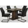 Hela Ariana 120-160 x 76 x 80 cm braun/schwarz