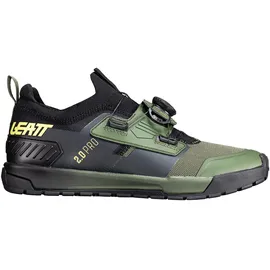 Leatt Leatt, Veloschuhe, Schuh ProFlat Spinach (38.5, 39.5, 40.5, 41.5, 42.5, 43.5, 44.5, 45.5, 46.5, 47.5, 48.5), Grün, Schwarz