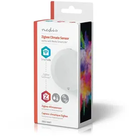 Nedis Smart Klimasensor Zigbee 3.0 Batteriebetrieben Android IOS