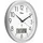 MEBUS Funk Wanduhr 30 cm 19422 silber