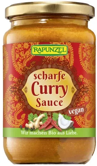 Rapunzel Curry-Sauce scharf bio (Neue Rezeptur)