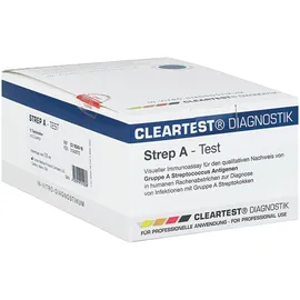 CLEARTEST STREP A Test Teststreifen CLEARTEST