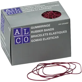 Alco Gummiringe 40mm 500g rot