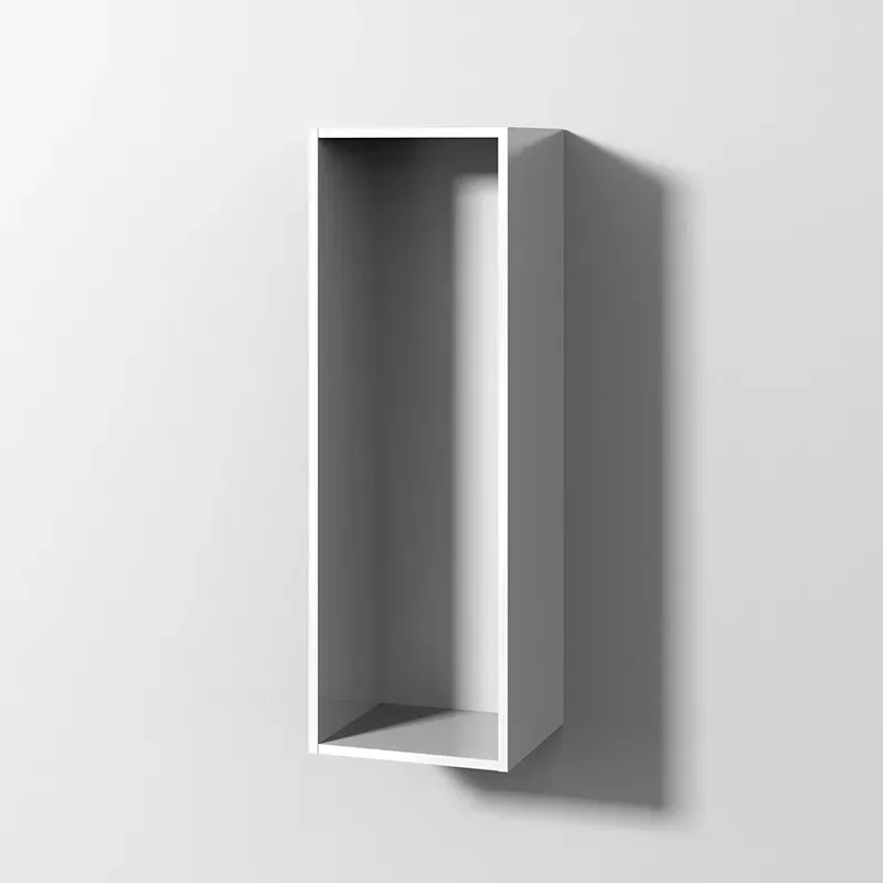 Sanipa Cubes Regalmodul, Schwarz-Matt, CU10408 CU10408