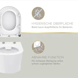 Lenz Melva WC-Sitz Absenkautomatik Weiß