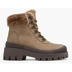 Schnürboots - Damen - taupe - 42
