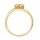 Elli Ring 925 Sterling Silber Herz in Gold | Gr.: 58