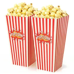 Dayshake Popcornbecher - 60 Stück - Popcorntüten für Kinderpartys - Candy Becher für Leckereien