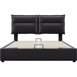 Merax Flieks 140 x 200 cm Schwarz