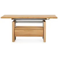 Home Affaire »Hamilton Kaffeetisch, Massivholz, modern design, in Eiche