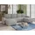 Sofnet Wohnlandschaft Cord 7-Sitzer Grau