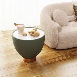 Kare Beistelltisch Endless Vegas Grün/Messingfarben