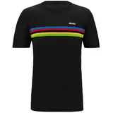 Santini SMS Santini UCI World Champion T-Shirt schwarz/Regenbogen - M