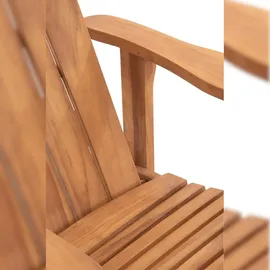 CLP Gartenstuhl Stuhl Brownsville 78 x 0 x 104 cm braun