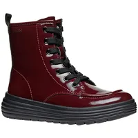 GEOX J PHAOLAE Girl A Ankle Boot, DK Burgundy,