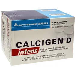 Calcigen D Intens 1000 mg/880 I.E. 120 St