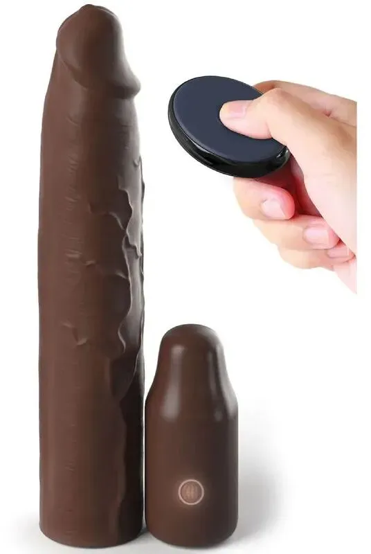 FANTASY X- TENSIONS - PIPEDREAMS HÜLSE 22,86 CM + 7,62 CM STECKER REMOTE BRAUN