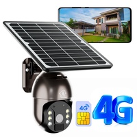 Extralink MYSTIC Solar/Akku Kabellose SIM Überwachungskamera Aussen Außen 360° PTZ Kamera IP66, 1080p, 4G PTZ IP Kamera mit 8W Solarpanel