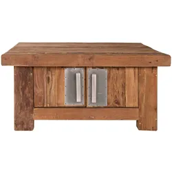 Couchtischtruhe Teak Couchtisch Wohnzimmer Tisch Beistelltisch Sofatisch